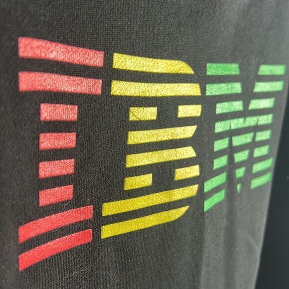 🔥 IBM #Inclusive Computer Software HOODIE SWEATSHIRT - Black - Sz Lg - PERFECT - Picture 6 of 9
